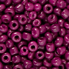 Seed beads 6/0 (4mm) Cassis purple